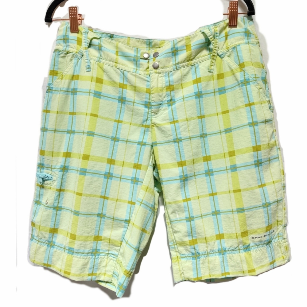 Columbia Titanium Omni-shade Plaid Shorts Bermuda